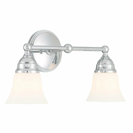 NORWELL Sophie Indoor Wall Sconce - Chrome 8582-CH-BSO